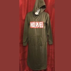 full length hoodie dress